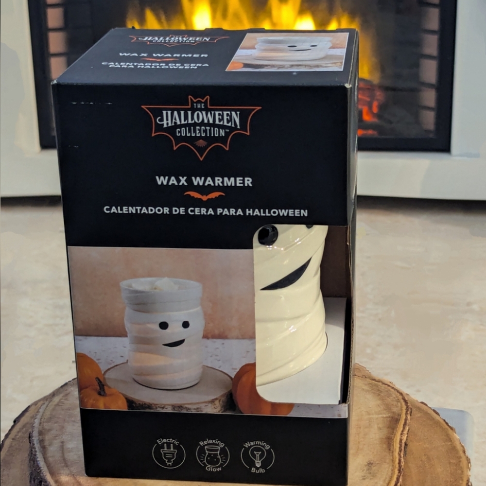 Halloween Mummy Wax Warmer Festive Home Decor Spooky Cute Candle Melter